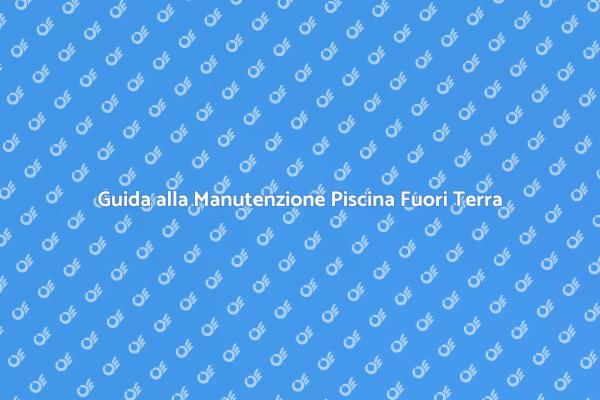 Manutenzione Essenziale Piscina Fuori Terra