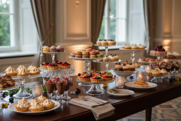 Un catering di dessert