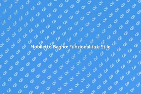 Mobiletto da Bagno con Cestello Estraibile