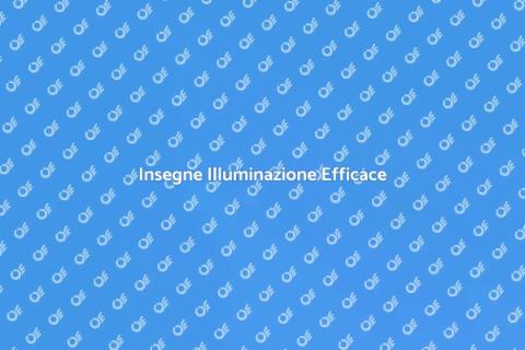 Illuminazione Insegne Professionale