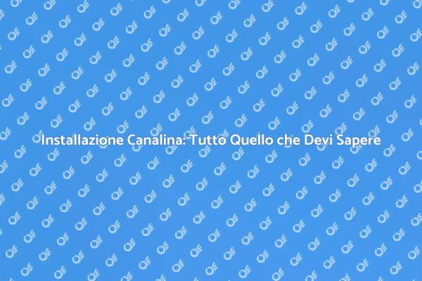 Installare Canalina: Passo dopo Passo