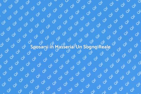 Matrimonio da Sogno in Masseria