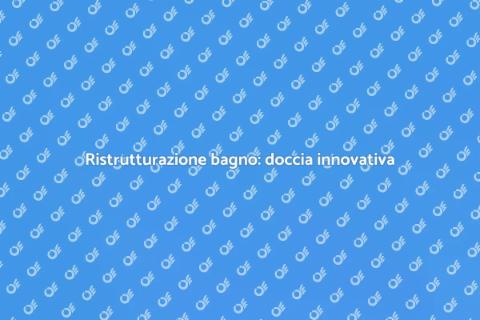 Trasforma vasca in doccia innovativa