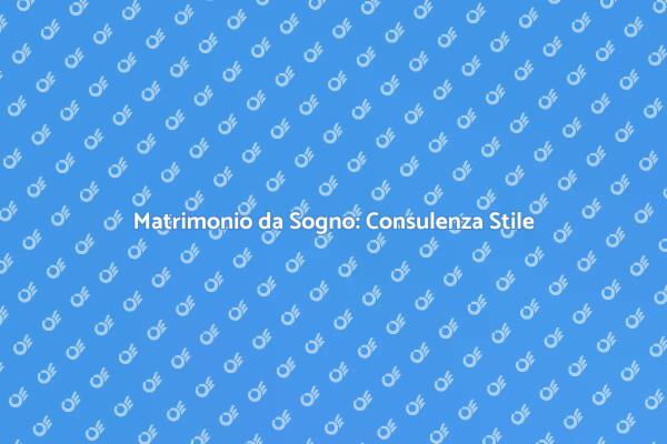 Progetta il Tuo Matrimonio Perfetto