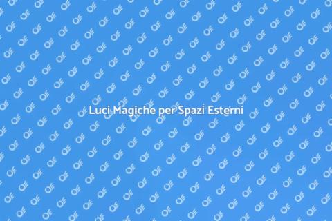 Illuminazione per Aree Esterne