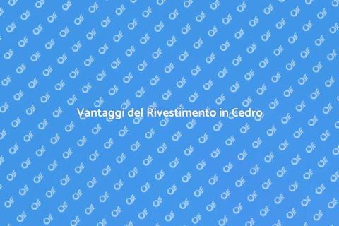 Rivestimento in Cedro per la Tua Casa
