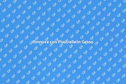 Installare Piastrelle in Gesso