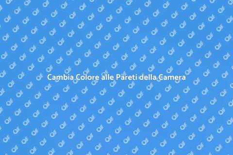 Rinnovare il Colore delle Pareti