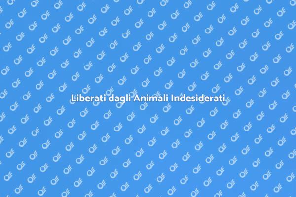 Sgombero Sicuro di Animali Indesiderati