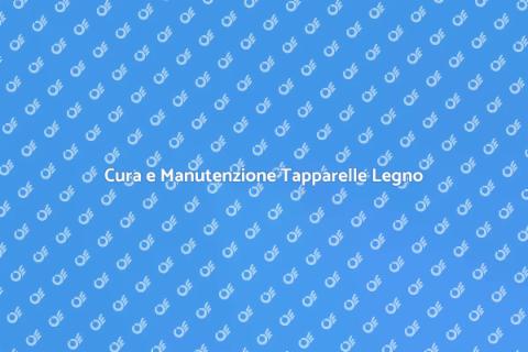 Manutenzione Tapparelle in Legno