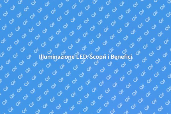 Risparmia con l'Illuminazione LED