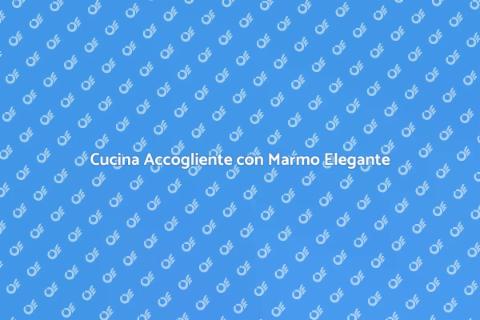 Cucina Rustica con Piano in Marmo