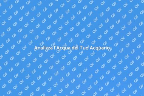 Test Rapido per l'Acqua dell'Acquario