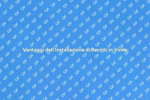 Installare un Recinto in Vinile