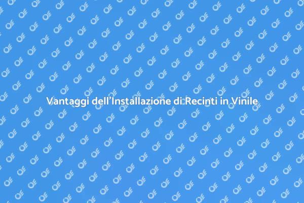 Recinto in Vinile: Estetica e Funzionalità