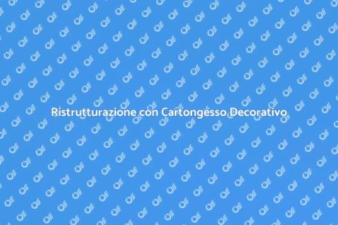 Abbassamento in Cartongesso Decorativo