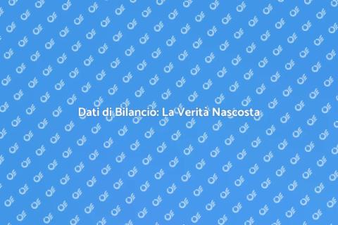 Manipolazione Dati Bilancio Aziendale