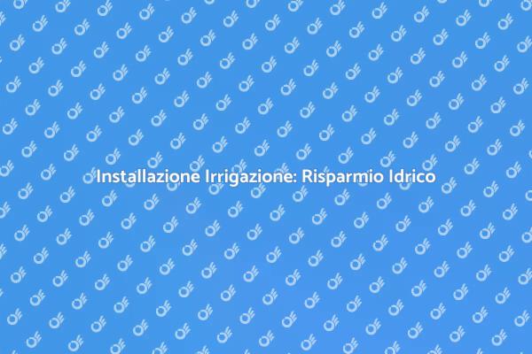 Irrigazione a Goccia: Un Futuro Sostenibile