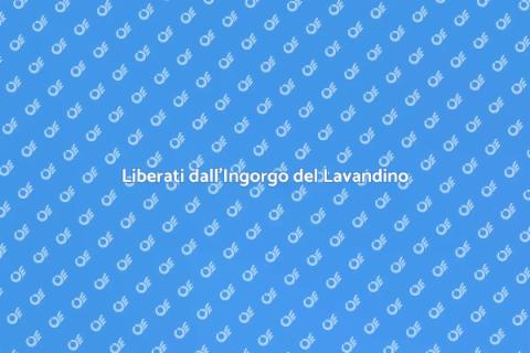 Risolvere Lavandino Intasato in Casa