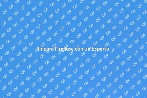 Insegnante d'Inglese: Impara con Noi