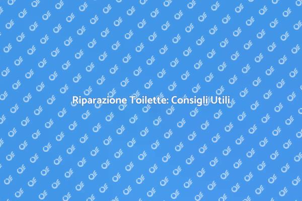 Guida alla Riparazione della Toilette