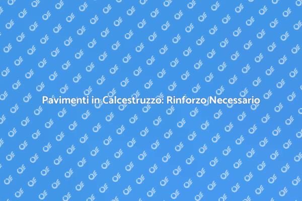 Rinforzo Strutturale per Esterni