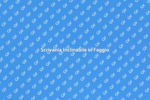Scrivania Su Misura in Faggio