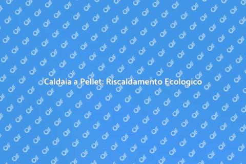 Impianto Completo Caldaia a Pellet