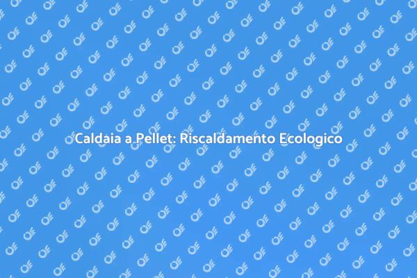 Caldaia a Pellet: La Scelta Sostenibile