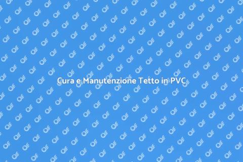 Manutenzione Tetto in PVC: Guida Completa
