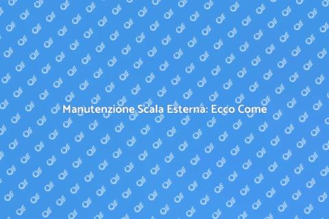 Riparare una Scala Esterna: Guida Pratica