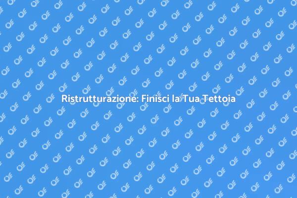 Completa la Tua Tettoia in Legno Oggi