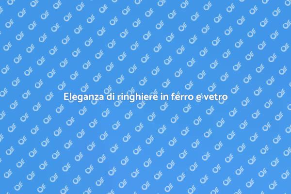 Valorizza gli spazi con ringhiere eleganti
