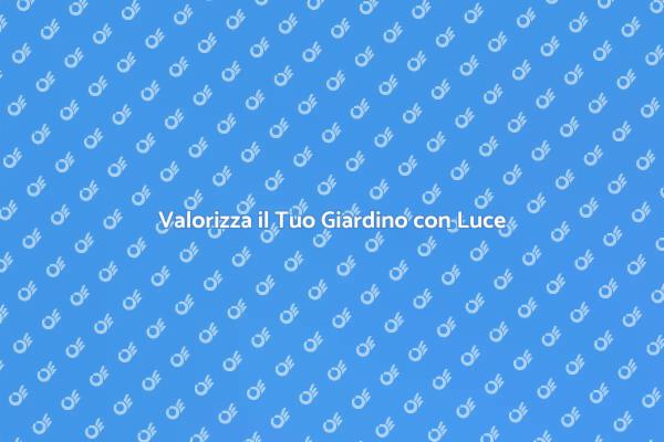 Illumina il Tuo Giardino con Stile