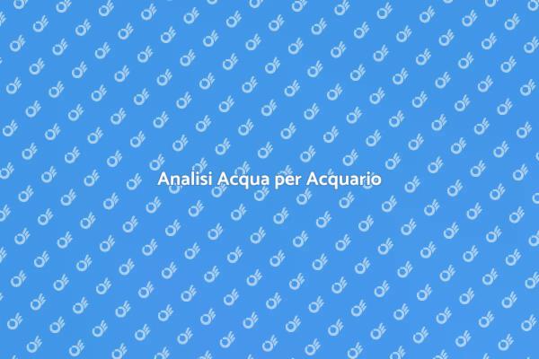 Kit per Analisi Acqua: Essenziale!