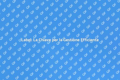 Identificazione Beni con Label