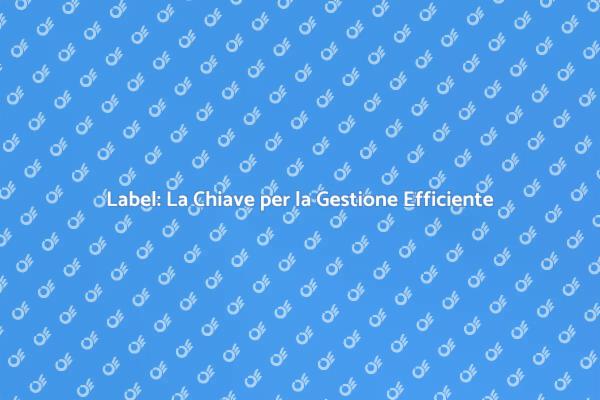 Identificazione Beni: Un Passo Avanti