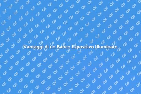 Banco Espositivo con Illuminazione