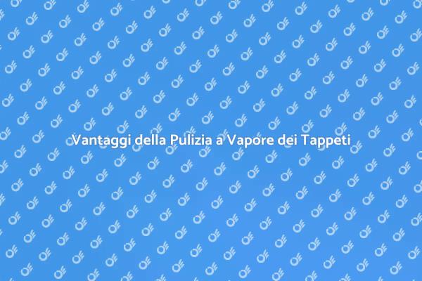 Tappeti Puliti con la Pulizia a Vapore