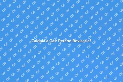Revisione Caldaia a Gas: Importanza