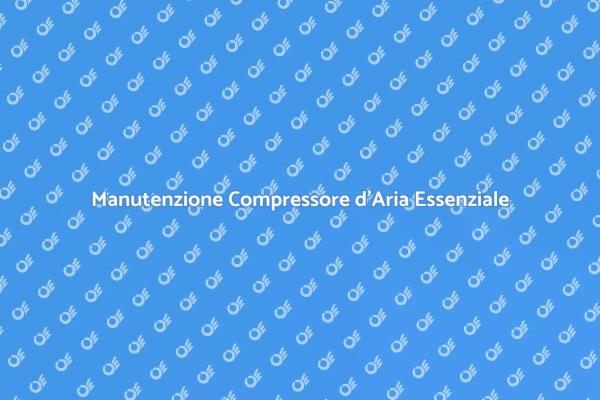 Riparazione Efficiente del Compressore d'Aria
