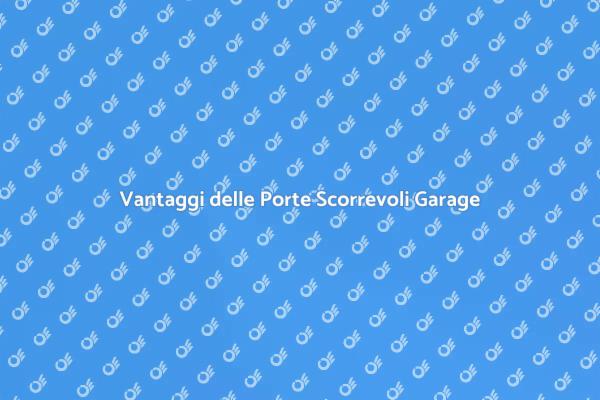Ottimizza il Garage con Porte Scorrevoli
