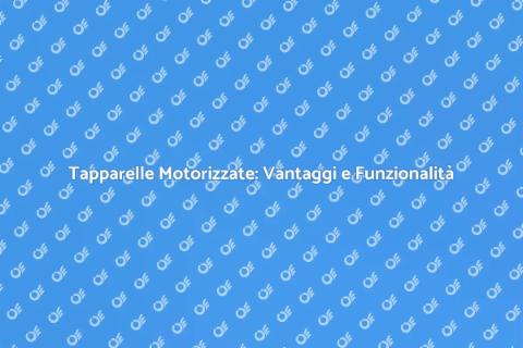 Tapparelle Motorizzate: Automazione Intelligente