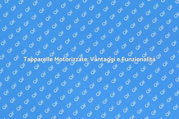 Automazione Domestica con Tapparelle Motorizzate