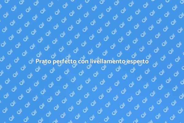 Migliora il tuo prato con livellamento