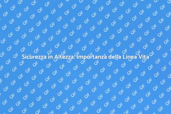 Proteggi la Tua Vita con una Linea Vita