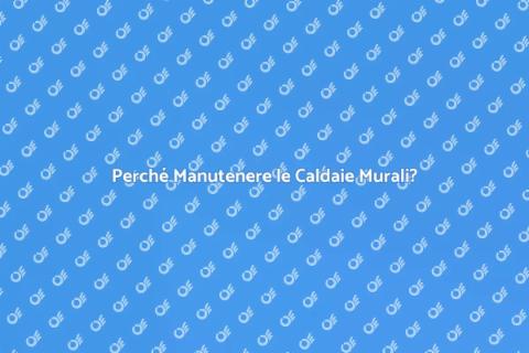Manutenzione Bimestrale Caldaie Murali