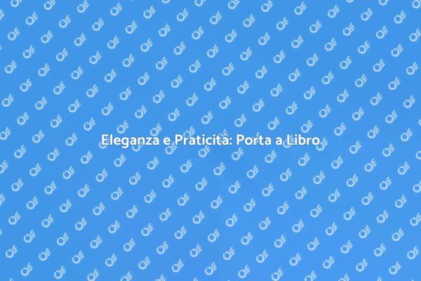 La Porta a Libro: Stile e Funzionalità