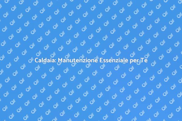 Perché Manutenzione Caldaia è Cruciale