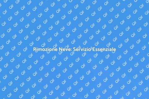 Pulizia Neve: Servizio Indispensabile